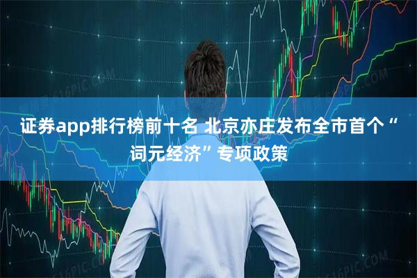 证券app排行榜前十名 北京亦庄发布全市首个“词元经济”专项政策